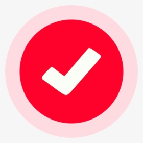 Red Checkmark - Facebook Verified Badge Png, Transparent Png, Free Download