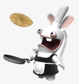 Rabbid Baking Pancake - Transparent Rabbids Png, Png Download, Free Download