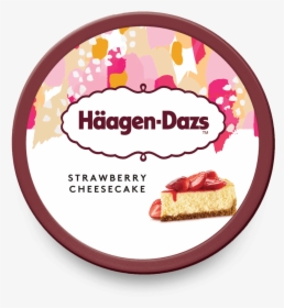 Strawberry-cheesecake Lid On - Haagen Daz Strawberry Cheesecake Ice Cream, HD Png Download, Free Download