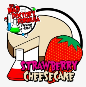 Strawberry Clipart Strawberry Cheesecake - Funny Cartoon Strawberry Cheesecake, HD Png Download, Free Download