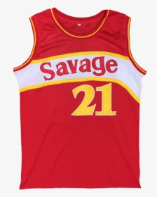 21 Savage Savage Basketball Jersey - Vest, HD Png Download, Free Download