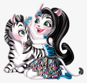 Enchantimals Zelena Zebra - Enchantimals Tadley Tiger Animation, HD Png Download, Free Download