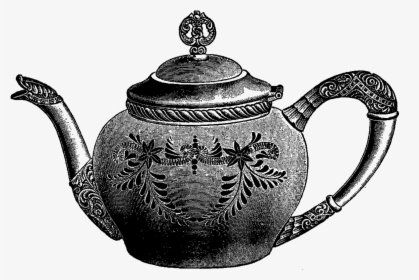 Free Tea In A Teapot High Resolution Clipart - Tea Pot Png Draw, Transparent Png, Free Download