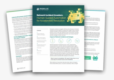 Network Incident Invaders & Human-guided Automation - Flyer, HD Png Download, Free Download