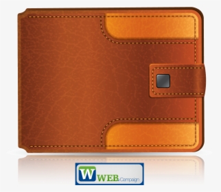 Vector Leather Wallet For Men - Leather, HD Png Download, Free Download