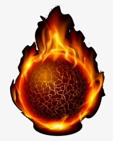 Transparent Magma Clipart - Blue Fire Ball, HD Png Download, Free Download