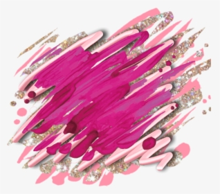 Transparent Paint Smear Png - Pink Paint Brush Smear, Png Download, Free Download