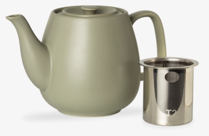 T2 Teaset Hugo Grey Teapot Medium - Teapot, HD Png Download, Free Download