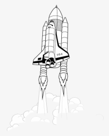 Rocket Skyrocket Nasa Liftoff Shuttle Space Space Shuttle - Space Shuttle Blast Off Art, HD Png Download, Free Download