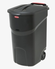 Black Trash Can Free Png - Rubbermaid Trash Can, Transparent Png, Free Download