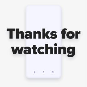 Transparent Thanks For Watching Png - Graphics, Png Download, Free Download