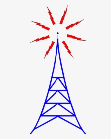 Aerial Clipart Ham Radio Antenna - Radio Tower, HD Png Download, Free Download