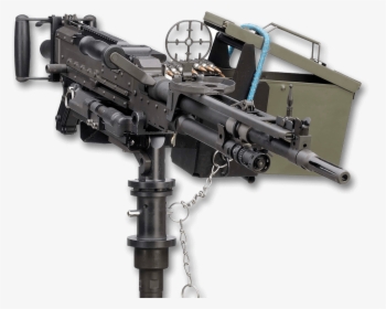 Machine Gun Png - Fn M249 On Vehicle, Transparent Png, Free Download