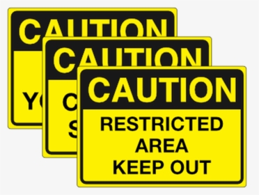 Cautions Signs - Sign, HD Png Download, Free Download