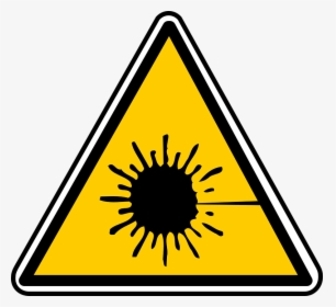 Laser, Radiation, Warning, Caution, Sign, Symbol - Hot Surface Sign Png, Transparent Png, Free Download