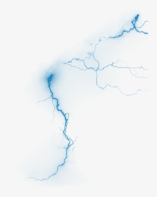#blue #lightning #overlay #interesting #art #nature - Drawing, HD Png Download, Free Download