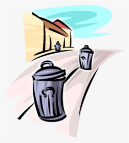Vector Illustration Of Waste Basket, Dustbin, Garbage - Vector Dustbin Png, Transparent Png, Free Download