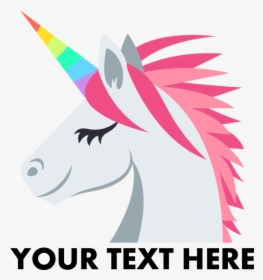 Emoji Unicorn Personalized Tote Bag - Unicorn Sticker, HD Png Download, Free Download