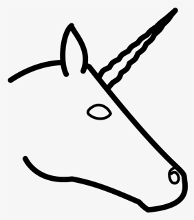 Easy Unicorn Drawing Head, HD Png Download, Free Download