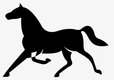Unicorn Face Clipart Elegant - Horse Running Shape Transparent Background, HD Png Download, Free Download