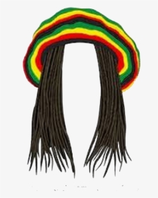 Rasta Hat With Dreads , Png Download - Rasta Clipart, Transparent Png, Free Download