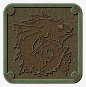 Traced Weathered Bronze Plaque - Carving, HD Png Download, Free Download