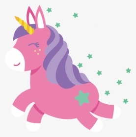 Invisible Pink The Running Unicorn Free Transparent - Unicorns Transparent Background, HD Png Download, Free Download