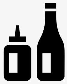 Condiments Ketchup Mustard - Condiments Icon Png, Transparent Png, Free Download