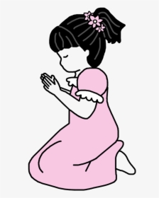 Praying Girl Christian Religious Prayer Plaque Gift - Praying Girl Clipart, HD Png Download, Free Download