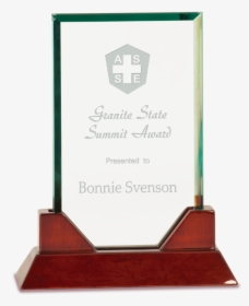 Glass Award Png Download - Glass And Wood Awards, Transparent Png, Free Download