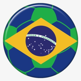 Transparent Bola De Futebol Png - Brazil Flag, Png Download, Free Download