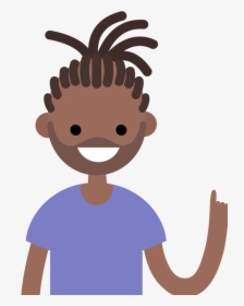 Persona John Wa3 - Cartoon Character With Dreads, HD Png Download, Free Download