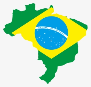 Transparent Brazil Flag Png - Brazil Flag Country Shape, Png Download, Free Download