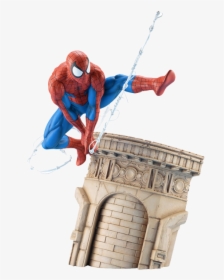 Marvel Universe Artfx Statue 1/6 Spider-man Web Slinger - Iconic Spiderman Web Swinging Pose, HD Png Download, Free Download