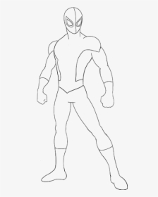 Spider Man Easy At - Figure Drawing, HD Png Download, Free Download