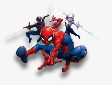 Join The Action Of Miles Morales And Other Iconic Web - Marvel Spider Man Series, HD Png Download, Free Download