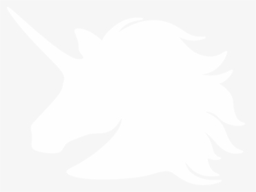 Unicorn Head Silhouette Png - Decal, Transparent Png, Free Download