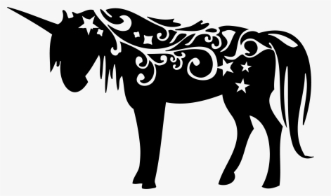 Horse Silhouette Equestrian Clip Art - Unicorn Silhouette, HD Png Download, Free Download