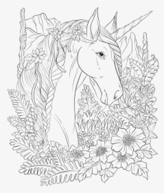 unicorn colorit coloring pages hd png download kindpng
