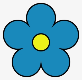 Blue Flower Png Clipart, Transparent Png, Free Download