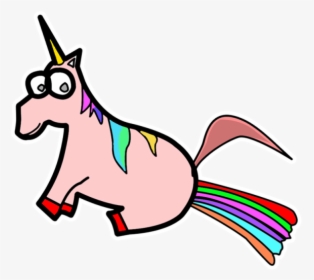 Unicorn Fart - Unicorn Farting Png, Transparent Png, Free Download