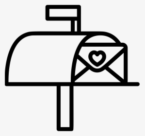 Transparent Email Clipart Black And White - Mailbox Clipart, HD Png Download, Free Download