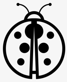 Ladybug - Ladybug Png Black And White, Transparent Png, Free Download