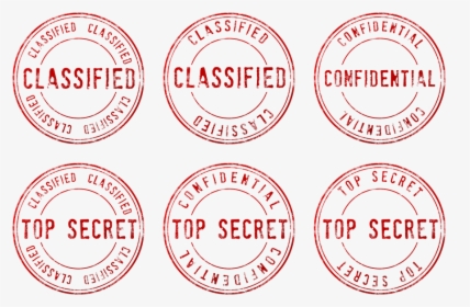 Top Secret, Confidential, Classified, Stamp, Black - Circle, HD Png Download, Free Download