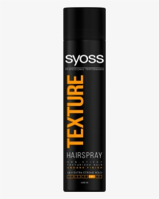 Syoss Com Styling Texture Hairspray - Syoss, HD Png Download, Free Download
