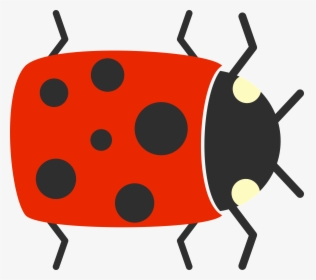 Simple Cartoon Ladybug Clip Arts - Cartoon Ladybug Png, Transparent Png, Free Download