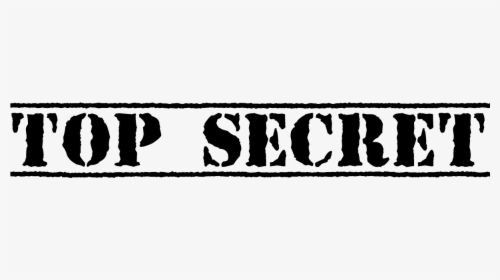 Top Secret - Top Secret Black Font, HD Png Download, Free Download
