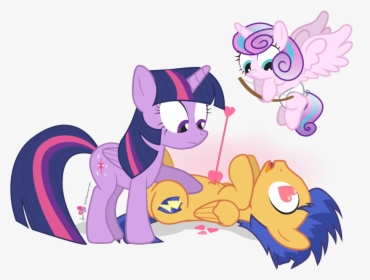 Dm29, Bow And Arrow, Bow , Cupid, Cute, Dead, Diaper, - Mlp Flash Sentry And Flurry Heart, HD Png Download, Free Download