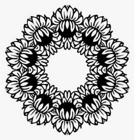 Transparent Doily Clipart Free - Round Floral Cliparts Png, Png Download, Free Download