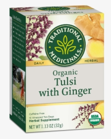 Tulsi With Ginger Package - Turmeric With Meadowsweet And Ginger Tea, HD Png Download, Free Download